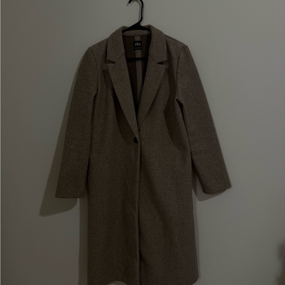 Zara Women's Tan Trench Coat